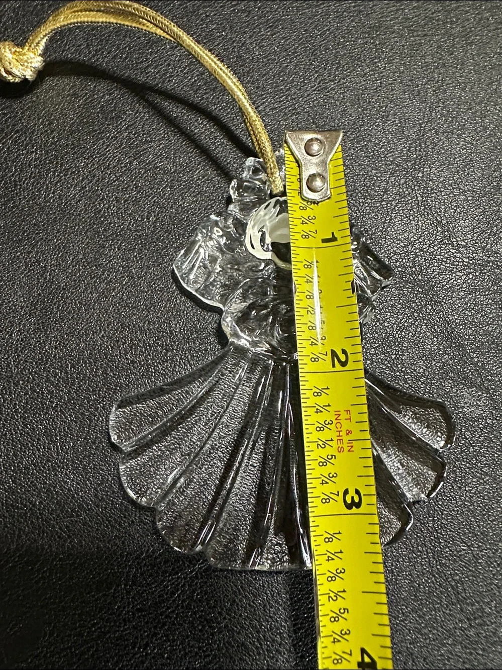 Mikasa Enchanted Christmas Angel Germany Crystal Hanging Ornament